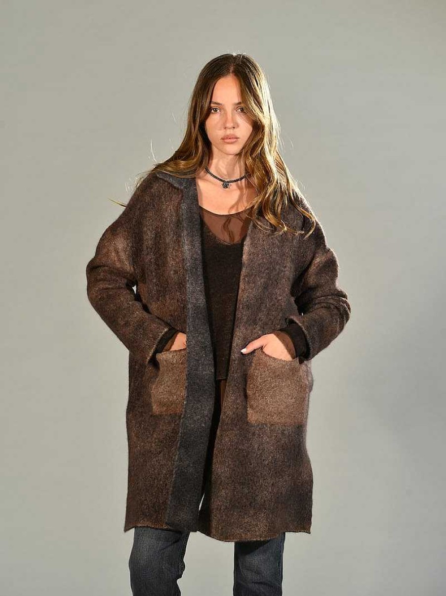 Abbigliamento Fissore | Cappotto Over Bicolore