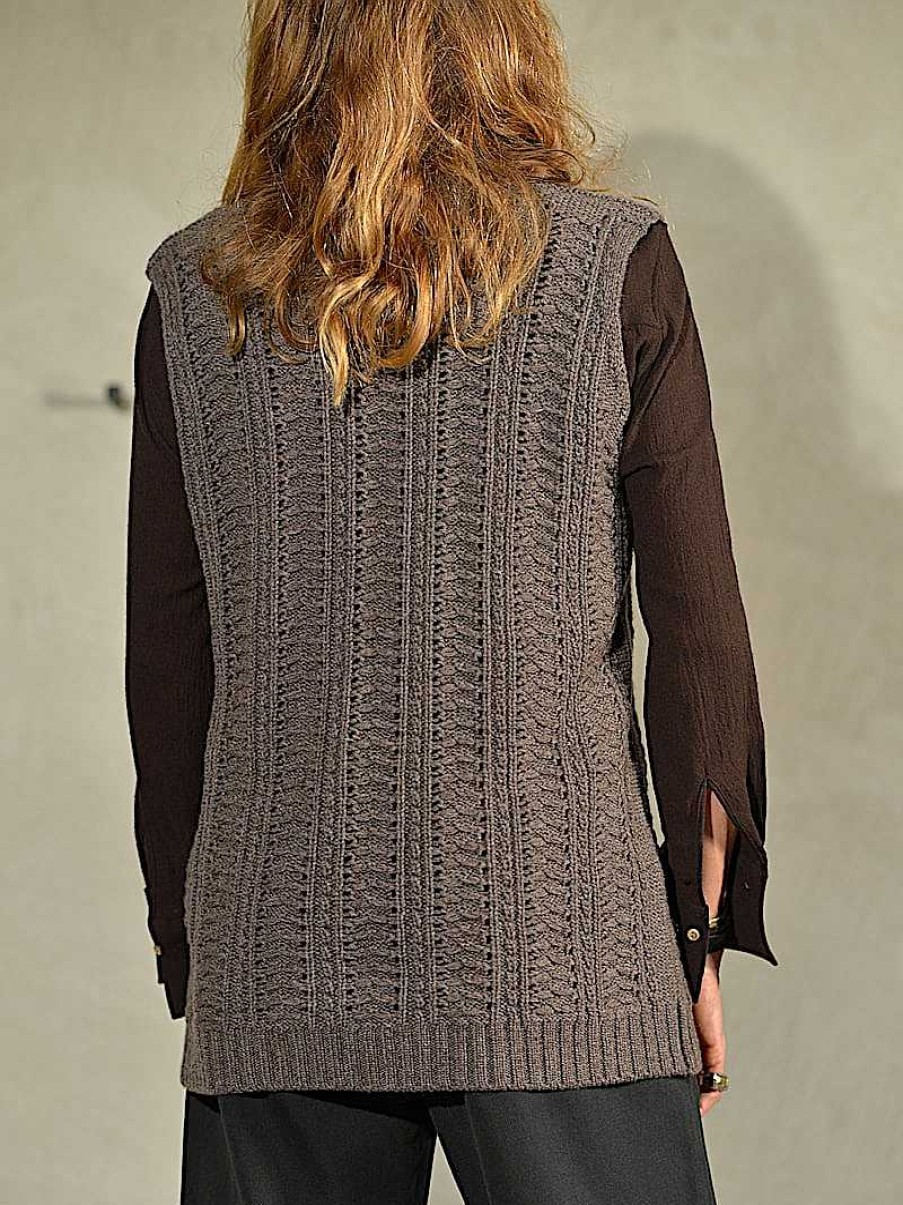 Abbigliamento Marina Lari | Gilet Over In Cashmere