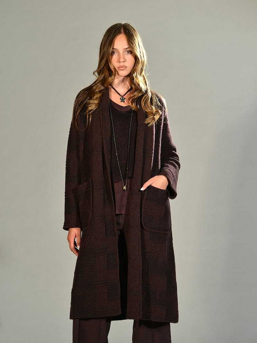 Abbigliamento Marina Lari | Cappotto Over Jacquard