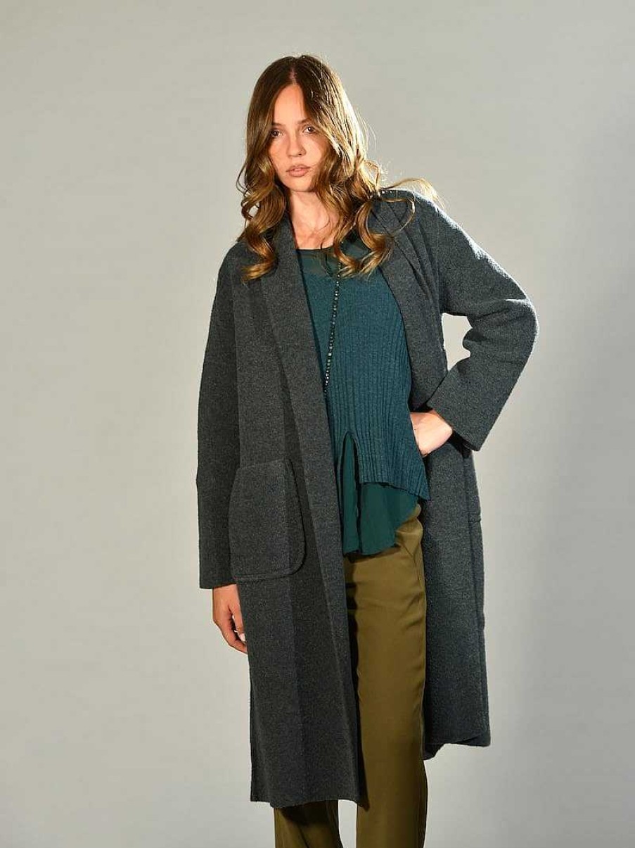 Abbigliamento Marina Lari | Cappotto Over In Lana